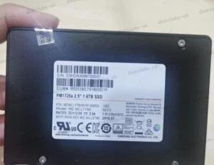 1.6TB Samsung PM1725A Series PCIE SSD AIC NVME U.2 2.5" MZWLL1T6HEHP-00003 - Afbeelding 1 van 1