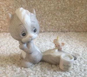 Precious Moments Skunk & Mouse Brighten Someone's Day #105953 Flower FREE SHIP - Picture 1 of 9