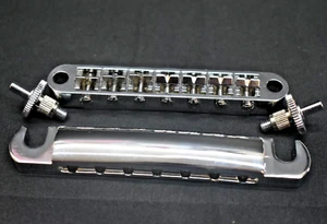 7 String Tune-o-matic Electric Guitar Bridge & Tailpiece w/Bridge Posts - Picture 1 of 7