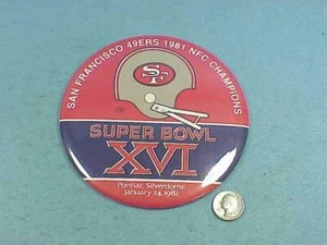 Pin Super Bowl XVI 1982 SF 49ers - Imagen 1 de 1
