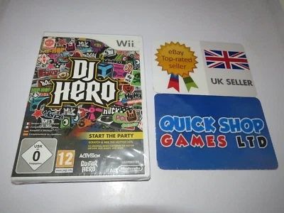 DJ Hero Nintendo Wii  New & Sealed pal - Image 1 of 4