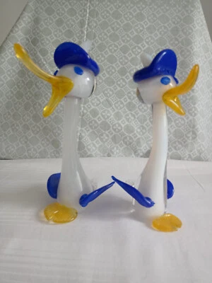 Donald Duck - Glas-Figuren - 2 Größen - Neuwertig - mundgeblasen - Einzelstücke - Bild 1 von 4