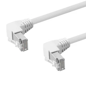 CAT5e DSL Patchkabel Netzwerkkabel Netzwerk LAN Kabel FUTP geschirmt 90° RJ45 - Bild 1 von 4