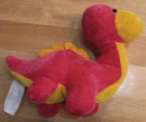 Red Dinosaur Plush Toy BJ TOY COMPANY - Picture 1 of 4