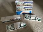 1991 Hess Toy Truck And Racer (2) & Wilco Toy Truck Bank 1988 (1)