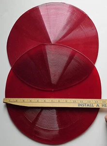 2 General Motors GM plastic Tail Light Lenses blanks used in engineering 14" w - Picture 1 of 5