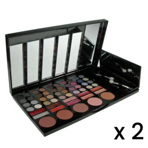 W7 Makeup Palette Eyeshadow Beauty on the Go Colours Detachable 55pc x 2 - Picture 1 of 5