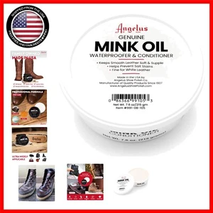Genuine Mink Oil Paste for Boots - 8oz Leather Care & Protection Solution - Picture 1 of 9