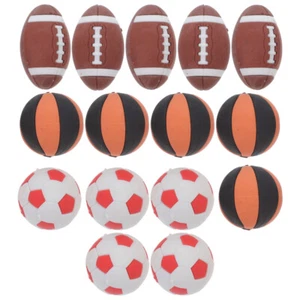 15PCS Sports Ball Shaped Erasers Pencil Erasers Favor Erasers Reward Erasers - Picture 1 of 12