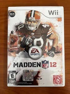 Madden NFL 12 EA Sport Nintendo Wii, 2011 mit Cover + Case Holo Sticker - Bild 1 von 5