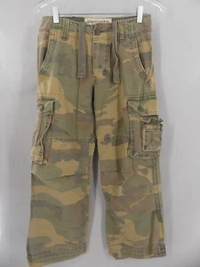 Vintage Abercrombie 28 Mens Medium Pants Camo Cargo Multi-Pocket Gorpcore Y2K - Picture 1 of 16