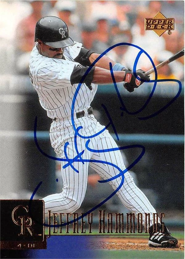 Jeffrey Hammonds autographed baseball card (Colorado Rockies) Upper Deck #260 - Image 1 of 1