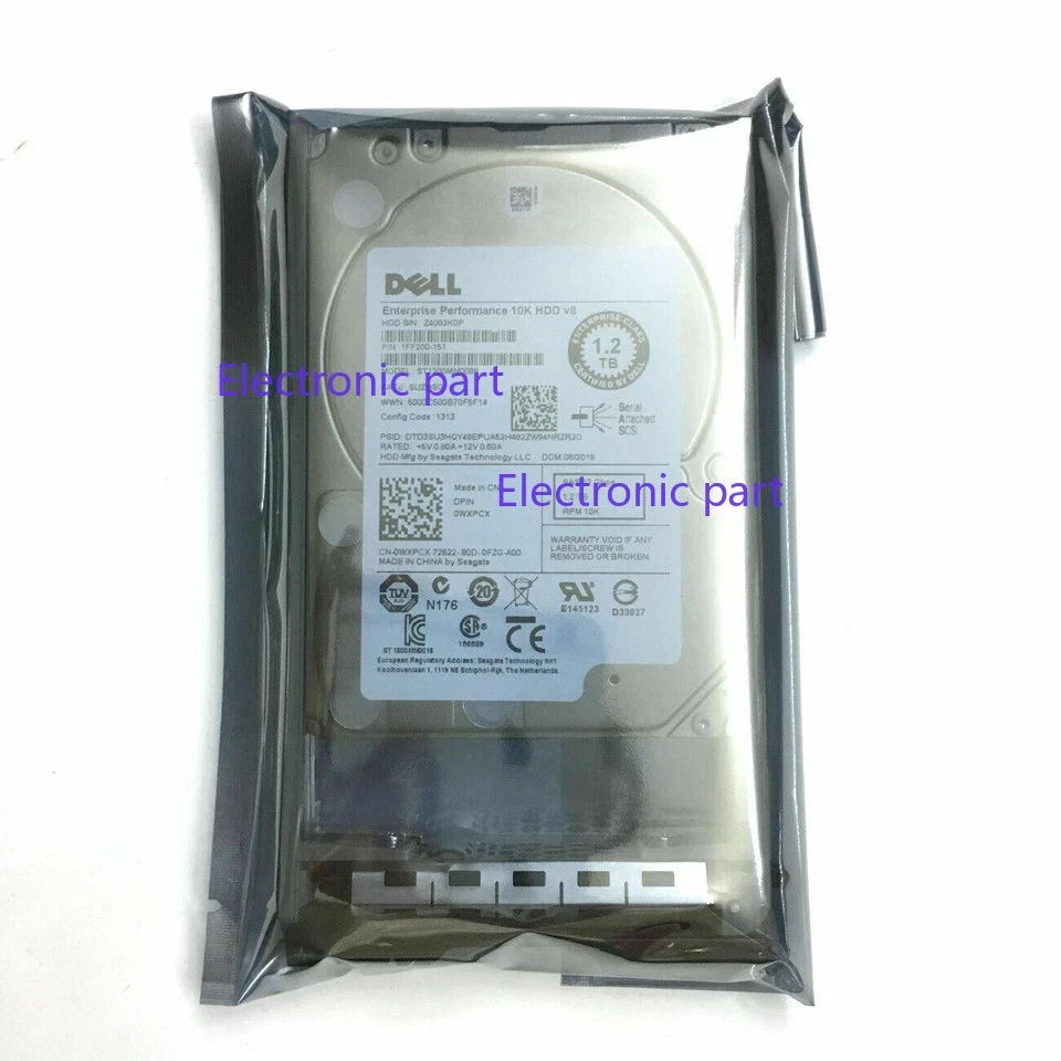 HP 1.2TB 10K SAS 12G 2.5" HDD 781578-001 Hard Disk 781514-002 ST1200MM0088 G8 G9 - Image 1 of 3