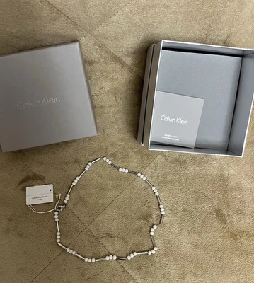 Collar Joyería Calvin Klein Jeans Nuevo Con Etiquetas Y Caja Foto 1 de 4