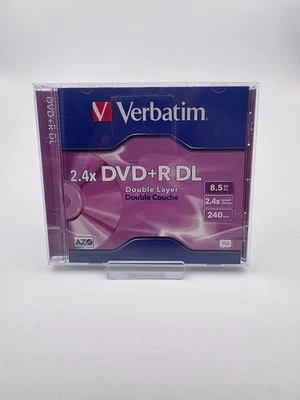 Verbatim Double Layer DVD + R 8,5 GB 240 Min. DVD+R Rohling 1 Stück Neu & OVP - Bild 1 von 2