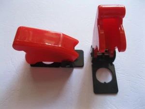 12 pcs Safety Flip Cover for Toggle Switch Opaque Red Color New - Picture 1 of 4