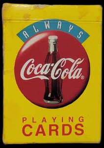 1994 “Always Coca Cola” Playing Cards Yellow Box Coke Brand USA - Picture 1 of 12