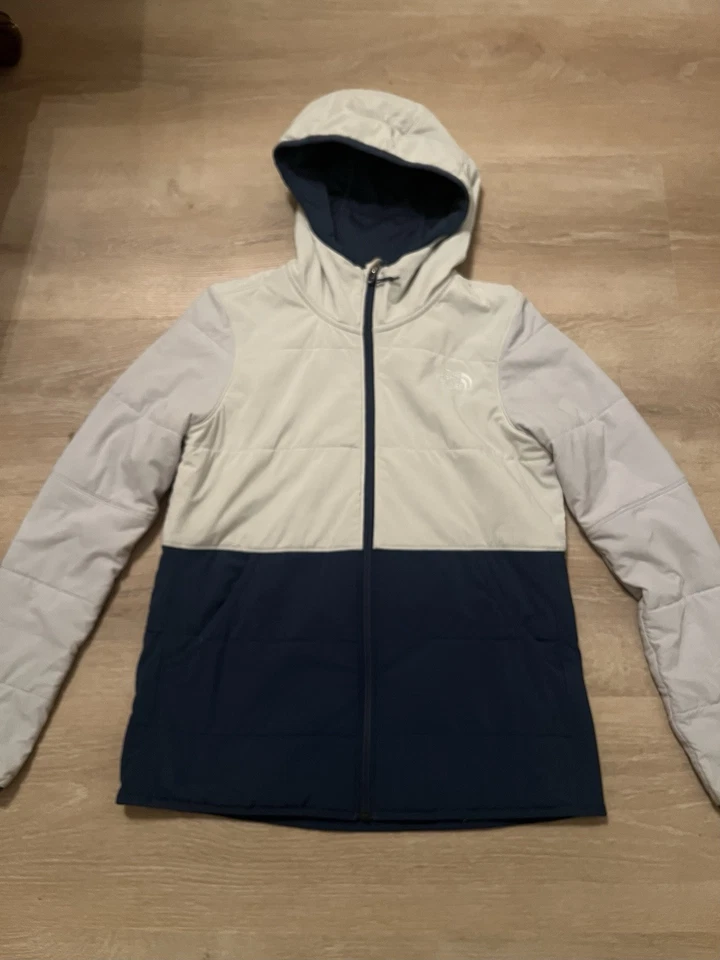 Sudadera con capucha para mujer The North Face Mountain cremallera completa (talla S, azul cielo claro) $150 Foto 1 de 4