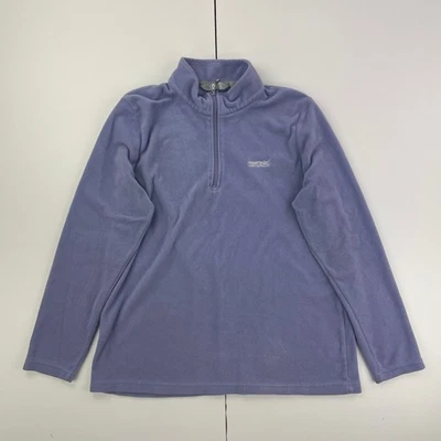 REGATTA Fleece 18 Blue Women's Long Sleeve 1/4 Zip - Image 1 of 4