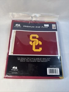 USC Trojans  3' X 5' Premium FLAG BANNER - NEW Full Color Tailgate Man Cave - Picture 1 of 2
