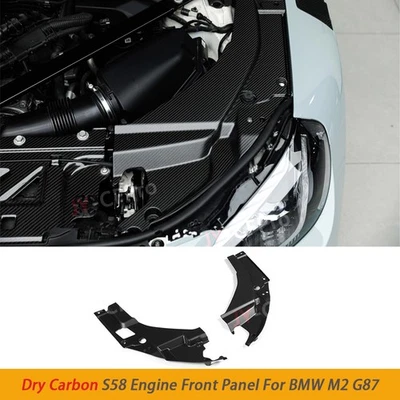 Dry Carbon Fiber Engine Compartment Cover Front Panel For BMW M2 G87 S58 Engine Foto 1 de 4