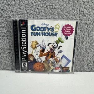 Disney Goofys Fun House (Sony PlayStation 1) CIB mit Reg Card - getestet - Bild 1 von 10