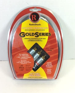 12 FT A/V Cable w/ S-Video Radio Shack Advanced Performance Gold Series  NEW! - Picture 1 of 9