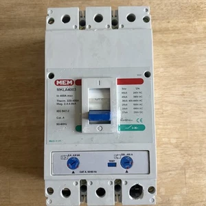MEM MKLA4003 400A Triple Pole MCCB Memshield 2 - Picture 1 of 1