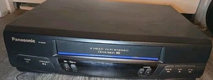 Panasonic PV-945H VCR VHS Player Black 4 head HiFi Omnivision Tested Blue Line - Picture 1 of 15