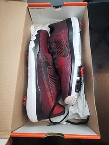 Zapatos de golf Nike Tiger Woods para hombre 13 TW’15 rojo negro criado tacos 704884-600 - Imagen 1 de 8