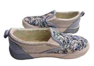 Disney Stitch Sneakers Schuhe Mädchen Größe 2Y Ground Up Slipper EUC Jugend - Bild 1 von 12