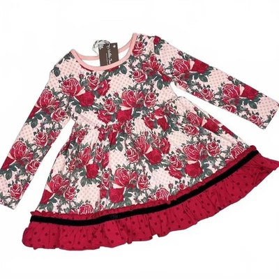 Nuevo con etiquetas Vestido Estampado Floral Matilda Jane Kensley Niñas ~ Talla 2 Foto 1 de 4