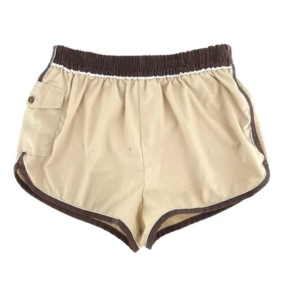 Bañador años 80 marrón tostado años 80 vintage  Foto 1 de 4