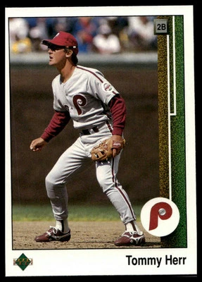 1989 Upper Deck #720 Tommy Herr - Image 1 of 2