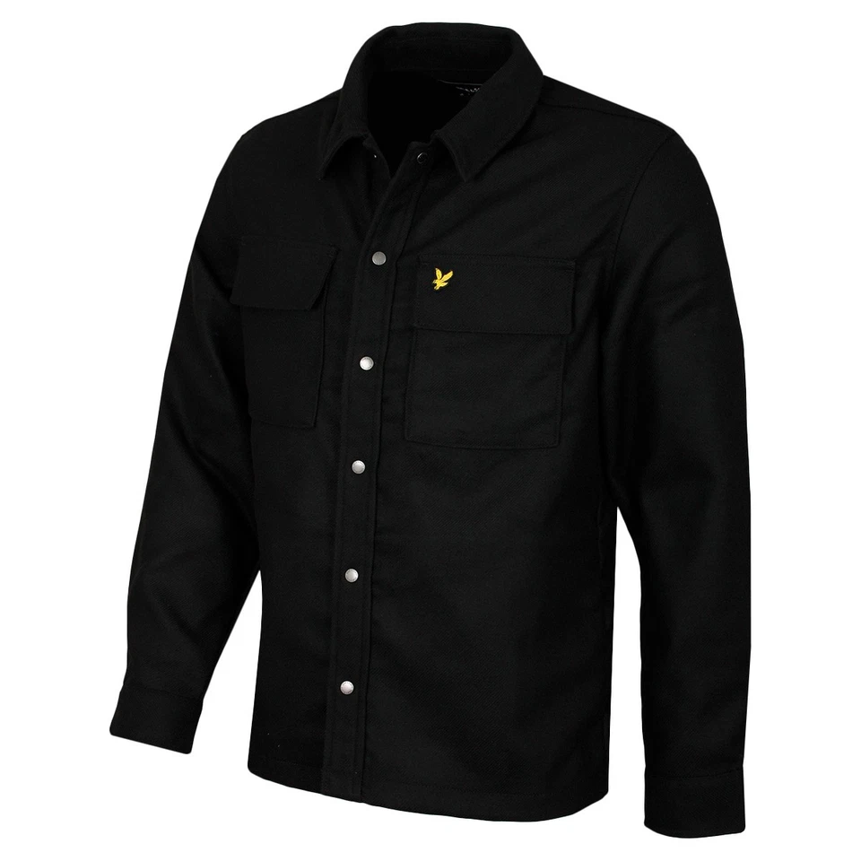 Lyle & Scott Mens Brushed Overshirt Lightweight Casual Jacket 54% OFF RRP - Image 1 of 1