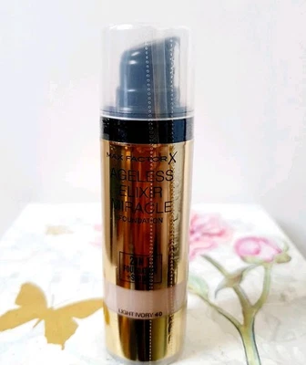 Max Factor Ageless Elixir Miracle Foundation LIGHT IVORY 40 Sealed FAST DISPATCH - Image 1 of 4