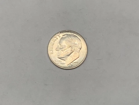 1959-P Roosevelt Dime 90% Silver - Unknown Grade - Free Shipping Cover