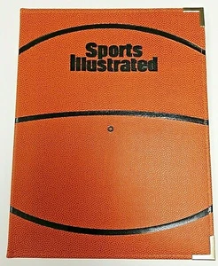 Cubierta de pelota ilustrada de baloncesto deportes con textura cuaderno libro mayor cartera - Imagen 1 de 6