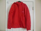 GRUNDENS RAIN JACKET Shell size XL RED Hooded Mens Womens 