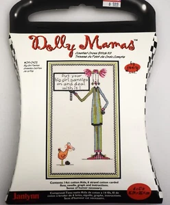 Janlynn Dolly Mama Big Girl Panties 019-0402 Cross Stitch Kit Sealed 2005 6"x10" - Picture 1 of 7
