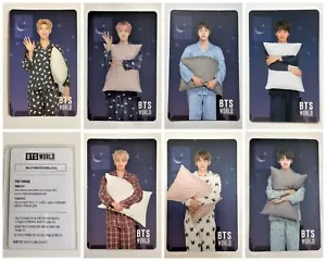 ÁLBUM Banda Sonora BTS WORLD OST Cupón Oficial Almohada Tarjeta Fotográfica Tarjeta PC - Imagen 1 de 10