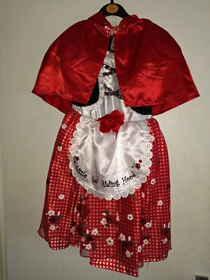 TU Little Red Riding Hood dress up costume - World Book Day WBD - 5-6 years - Image 1 of 4