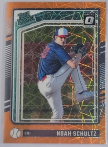 Noah Schultz 2024 Donruss OPTIC ORANGE Laser Prizm 170 Chicago Whitesox - Picture 1 of 2