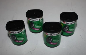 4pack Fuji FujiFilm A200 24mm color film Advanced Photo System APS 25 Exp AS IS - Picture 1 of 4