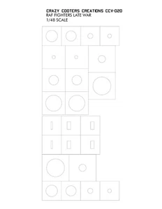 RAF Fighters Late War for WW2 RAF Aircraft in 48 Scale - Picture 1 of 2