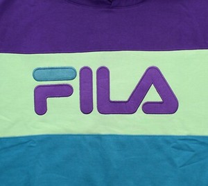 FILA Men's Color Block Hoodie Pullover Sweatshirt Ultra Soft Fleece Big & Tall 