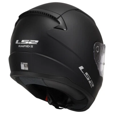 Casco integrale LS2 FF353 RAPID II MATT BLACK - Immagine 1 di 4