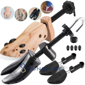 2-Way Wooden Adjustable Shoe Stretcher Expander Men Women Boot Size US 5-13 - Picture 1 of 88
