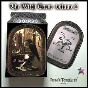 witch tarot card cards deck guide book major arcana wicca oracle rare vintage 2 - Picture 1 of 12