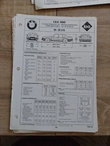 Bmw 730 i 735 i L A Bmw E 32 Fiche Technique Regla tech 1989 Bmw E32 730 735 i  - Picture 1 of 3